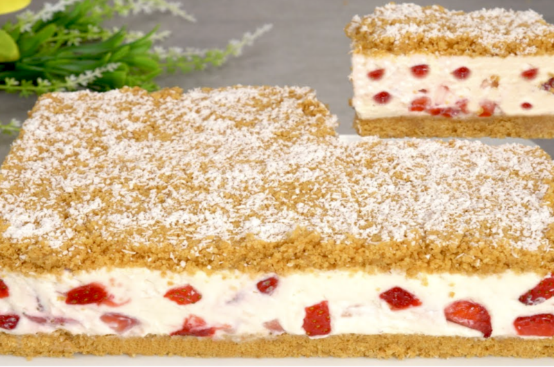 no bake strawberry cheesecake easy