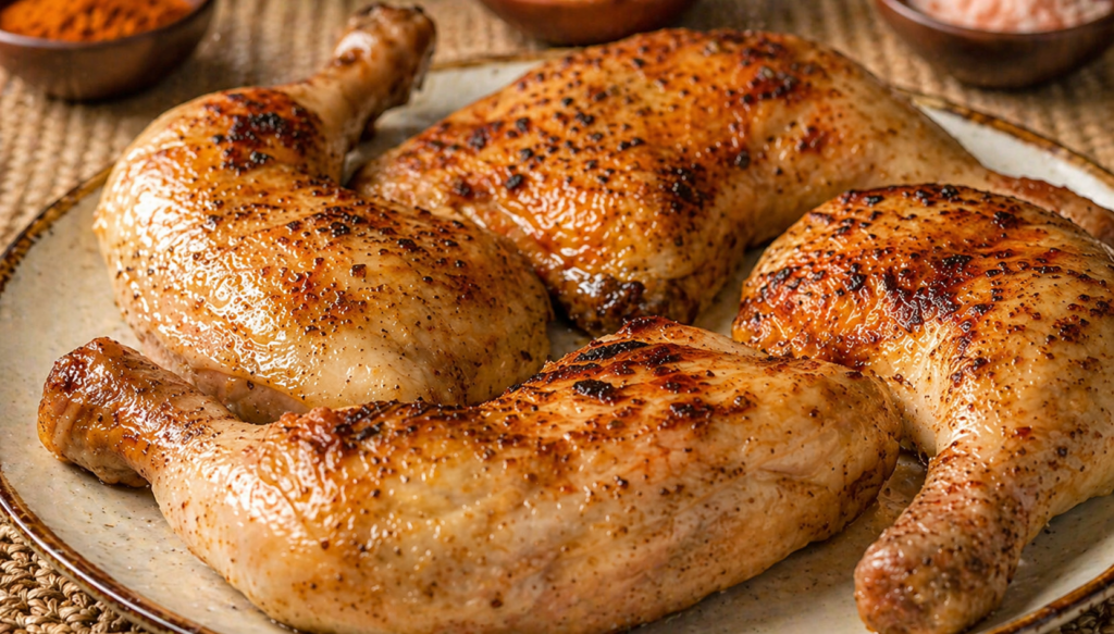Hungarian Chicken Leg Quarters in Creamy Paprika Sauce