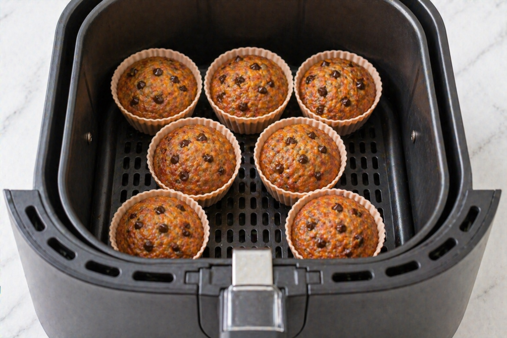 Air Fryer Banana Bread Muffins