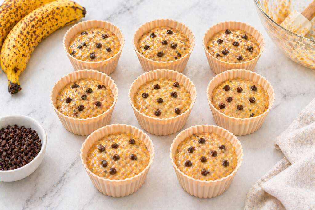 Air Fryer Banana Bread Muffins