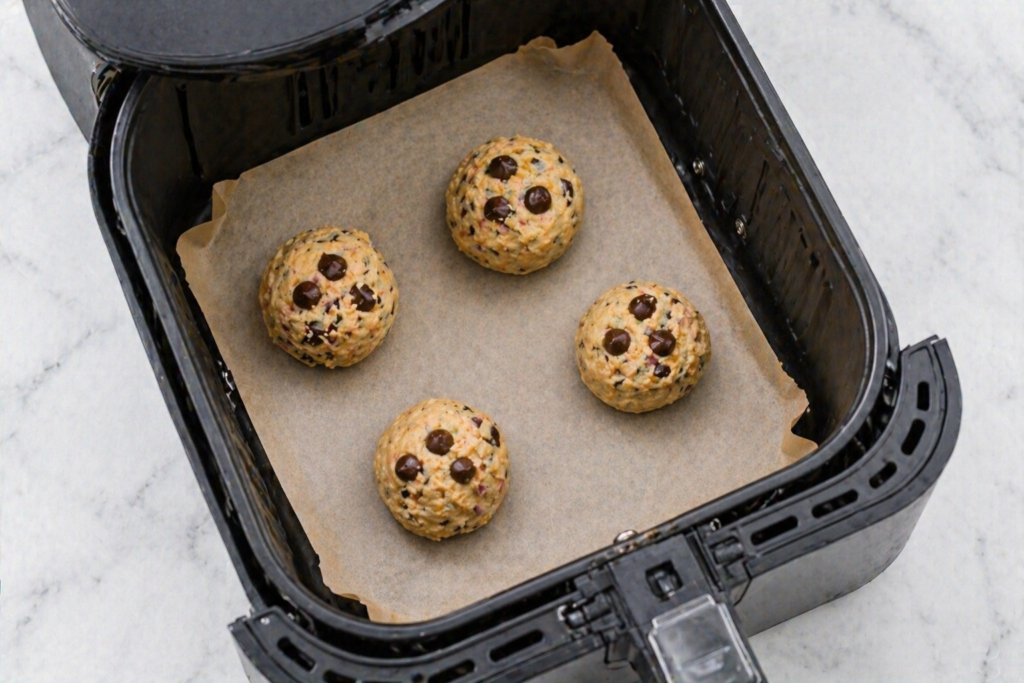 Air Fryer Chocolate Chip Cookies
