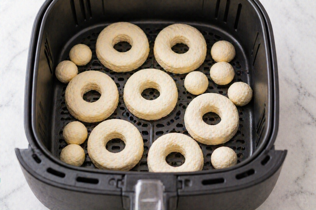 Air Fryer Donuts with Biscuit Dough