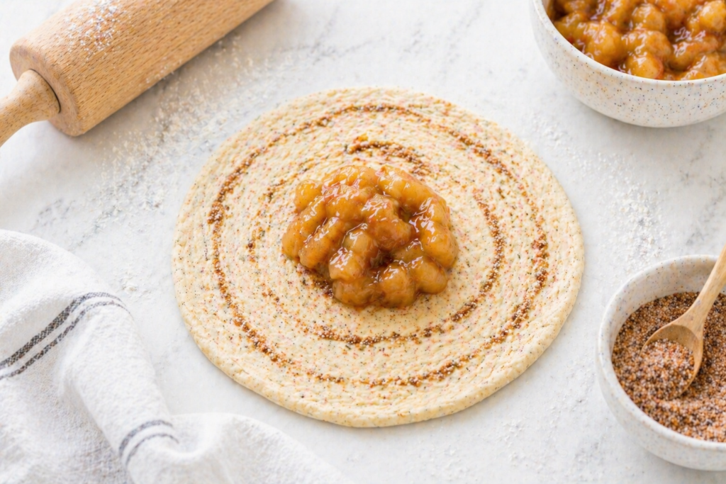 Air Fryer Cinnamon Roll Apple Pie Bombs