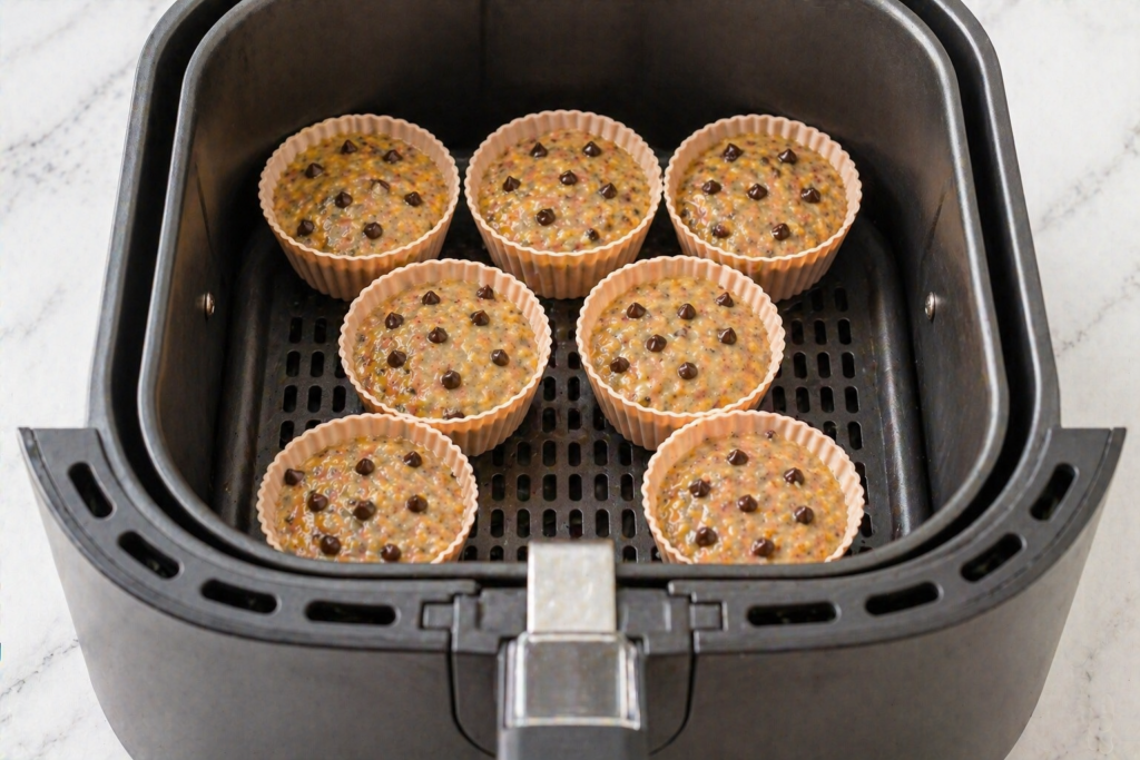 Air Fryer Banana Bread Muffins