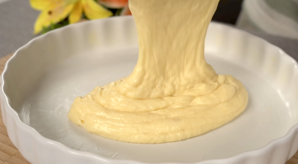 Gooey Lemon Custard Cake