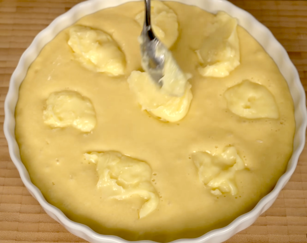 Gooey Lemon Custard Cake