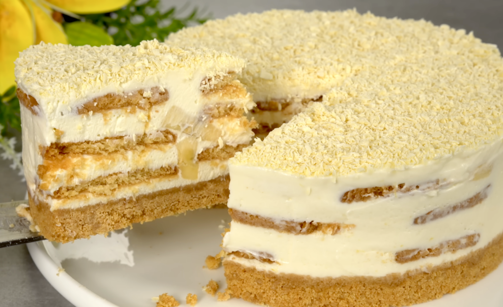 The Ultimate No-Bake Lemon Banana Cheesecake