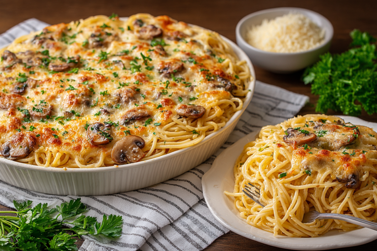 Creamy Chicken Tetrazzini